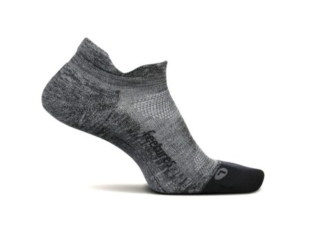 Feetures E50160 Elite Light Cushion No Show Tab Sock (Unisex) - Gray Online now