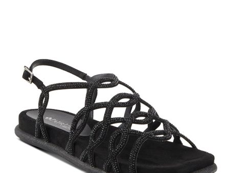 Patrizia by Spring Step Women s Glamgloss Sandals - Black Sale