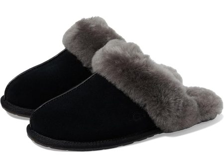 Women s UGG Scuffette in Black Grey Sale