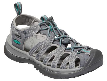 Keen Women s Whisper Sandal - Grey Peacock Green Online now