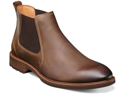 Florsheim Lodge Plain Toe Gore Boot - Brown Online now