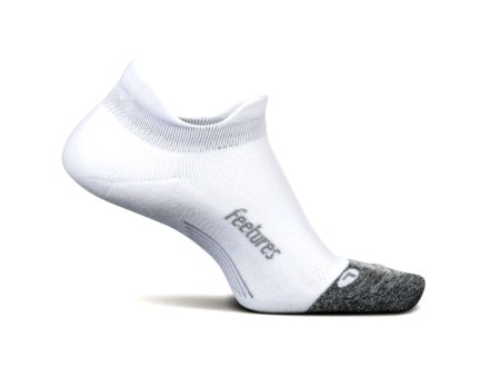 Feetures E50158 Elite Light Cushion No Show Tab Sock (Unisex) - White Hot on Sale