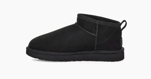 Women s UGG Classic Ultra Mini in Black Hot on Sale