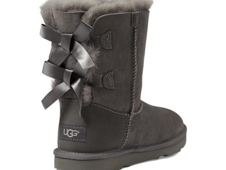 Kids  UGG Bailey Bow II in Grey Supply