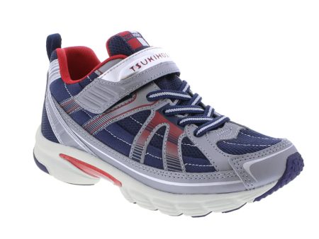 Tsukihoshi Youth STORM Shoes - Steel Cobalt (Sizes 1.5 - 5) Online