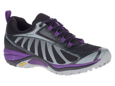 Merrell Women s Siren Edge 3 Waterproof Sneaker - Black Acai Supply