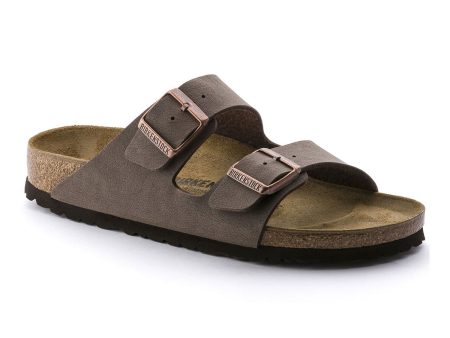 Birkenstock Unisex Arizona Birkibuc - Mocha Online Hot Sale