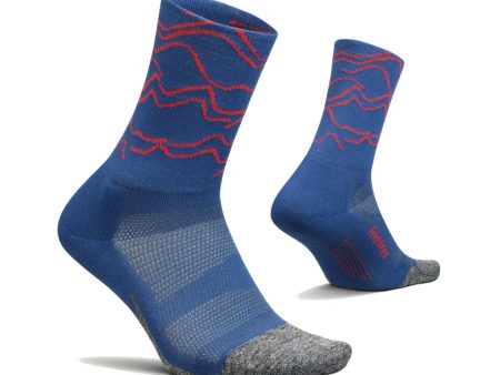 Feetures Elite Light Cushion Mini Crew - Rogue Blue Hot on Sale