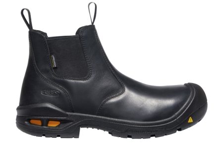 Keen Utility Juneau Romeo Waterproof Carbon Toe Work Boot (Men) - Black Black Online Hot Sale