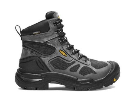 Keen Utility Concord 6  Waterproof Steel Toe Boot (Men) - Steel Grey Black Online Hot Sale