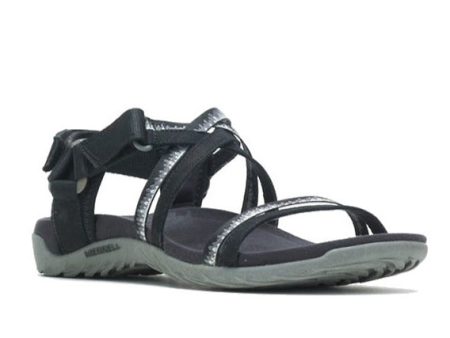 Merrell Women s Terran 3 Cush Lattice Sandal - Black Online now