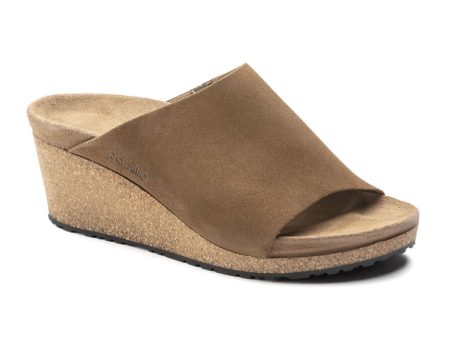 Birkenstock Namica Narrow Wedge Sandal (Women) - Tea Suede Online Hot Sale