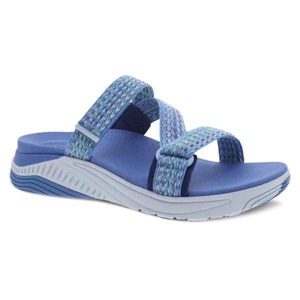 Dansko Women s Rosette Sandal - Blue Multi Webbing Online now