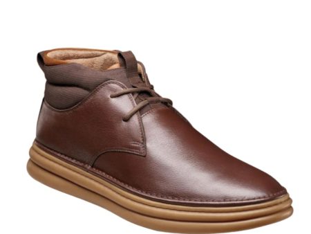 Stacy Adams Men s Delson Chukka Boot - Chocolate Multi Online now