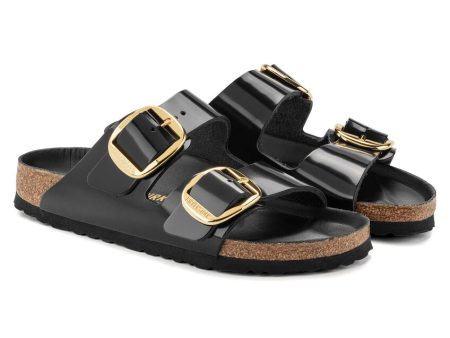 Birkenstock Arizona Big Buckle (Patent Leather) Sandal - High Shine Black on Sale