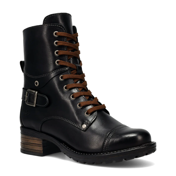 Taos Crave Lace Up Mid Boot (Women) - Classic Black Hot on Sale