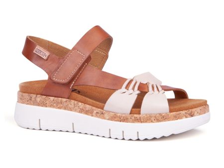 Pikolinos Palma W4N-0968C1 Backstrap Sandal (Women) - Marfil Brandy Leather For Cheap