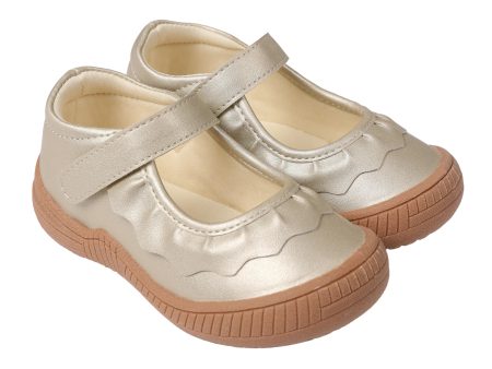 Oomphies Girls  (Sizes 5-3) Amina Mary Jane - Gold For Discount