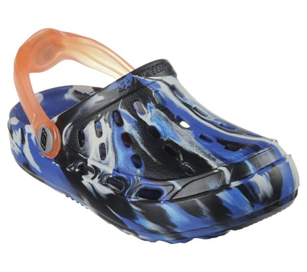 Foamies by Skechers Swifters Transluminator Clog - Blue Hot on Sale