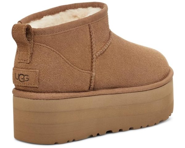 Women s UGG Classic Ultra Mini Platform Boot in Chestnut For Cheap