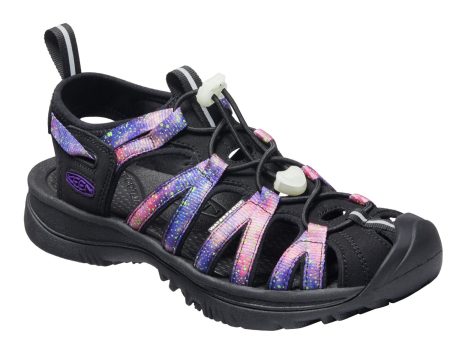 Keen Women s Whisper Sandal Black Purple (Glow in the Dark) - Women s For Discount