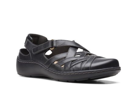 Clarks Women s Cora Dream - Black Leather For Cheap