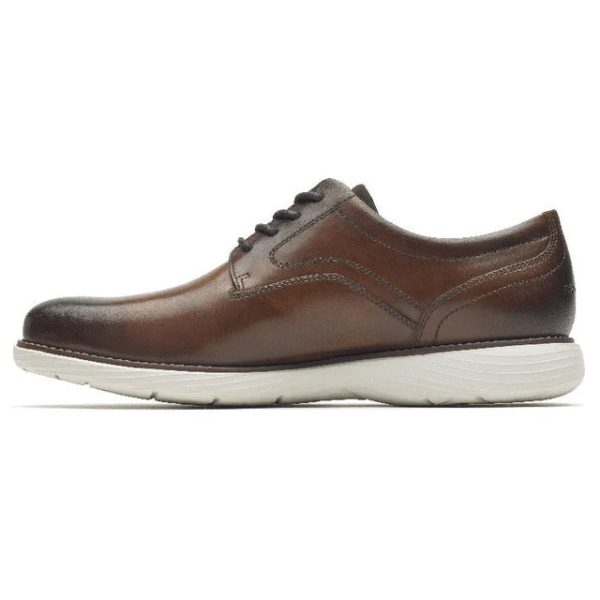 Rockport Men s Garett Plain Toe Oxford Dress Shoes - Brown Discount