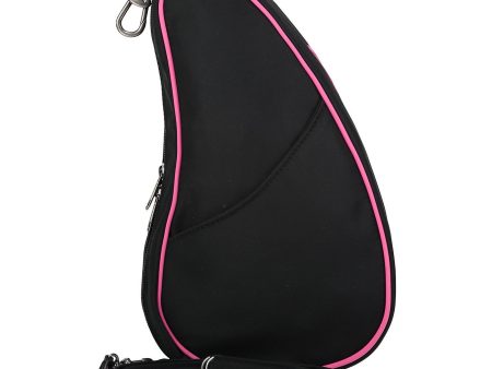 Ameribag Microfiber Large Baglett Breast Cancer Cause - Black Pink Supply