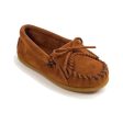 Minnetonka Kid s Kilty Hardsole Slipper - Brown Sale