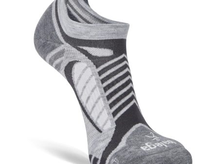 Balega Women s Ultralight No Show Sock - Grey White Fashion