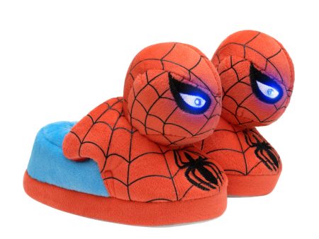 ©MARVEL Spider-man Light-Up Slippers in Red Hot on Sale