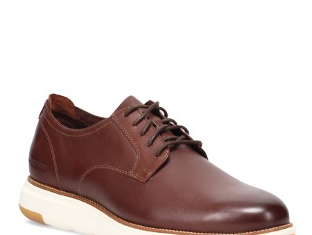 Cole Haan Men s Leather Grand Atlantic Oxford - Chestnut Ivory Online Hot Sale