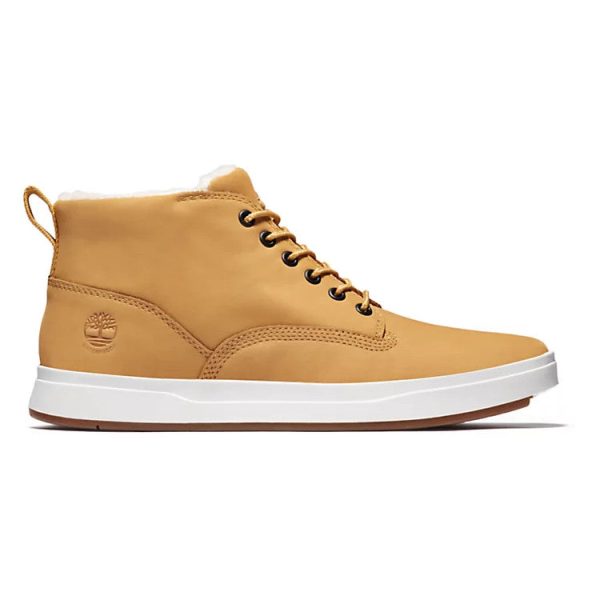 Timberland Men s Davis Square Warm Waterproof Chukka Boot - Wheat on Sale