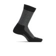 Feetures LW10335 Everyday Hex Tex Max Cushion Crew Sock (Women) - Black For Cheap