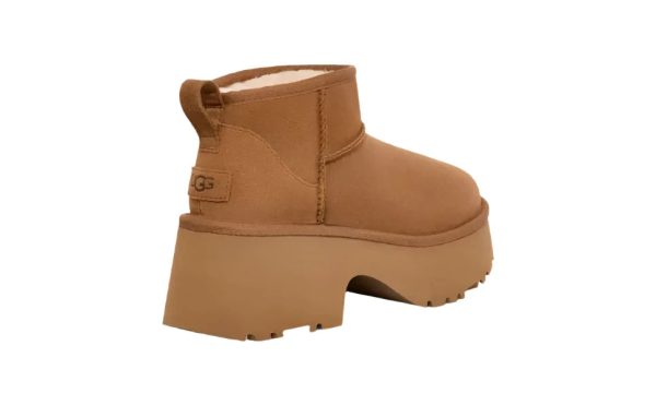 UGG® Women s Classic Ultra Mini New Heights Boot - Chestnut Sale