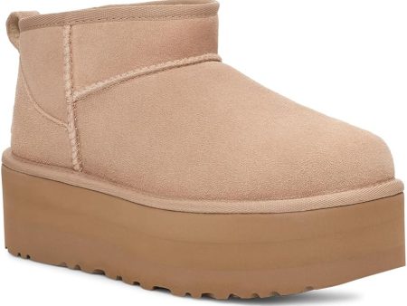 Women s UGG Classic Ultra Mini Platform in Sand Online Sale