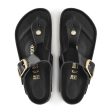 Birkenstock Gizeh Big Buckle Sandal (Women) - High Shine Black Leather Supply