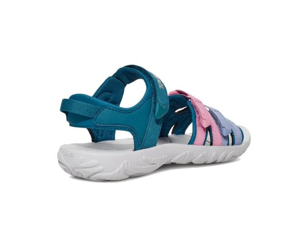 Teva Youth Tirra (Sizes Big Kids   4 - 7) - Blue Coral Multi Hot on Sale