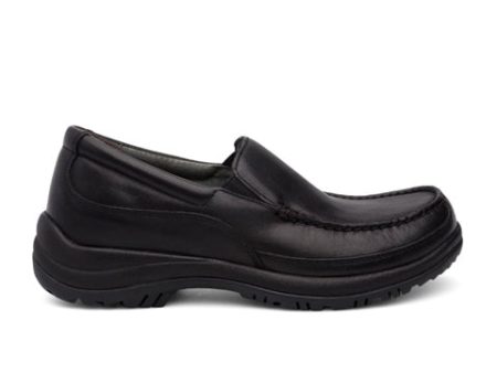 Dansko Wayne Slip On (Men) - Black Full Grain Hot on Sale