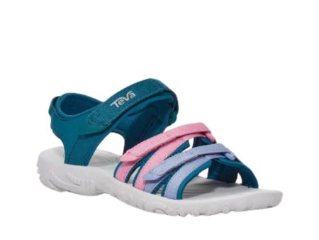 Teva Youth (Little Kid Sizes 11 to 3) Tirra Sandal - Blue Coral Multi Sale