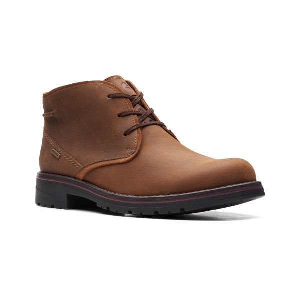 Men s Morris Peak Waterproof Chukka - Dark Tan For Discount