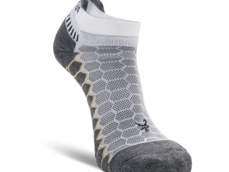 Balega Silver No-Show Tab Sock - White Grey on Sale