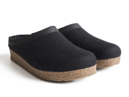 Haflinger GZL Clog (Unisex) - Black For Discount