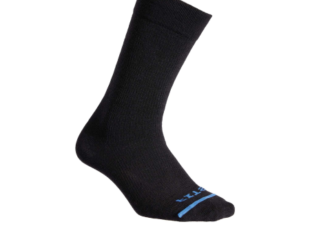 FITS F5001 Business Crew Sock (Unisex) - Black Online Sale