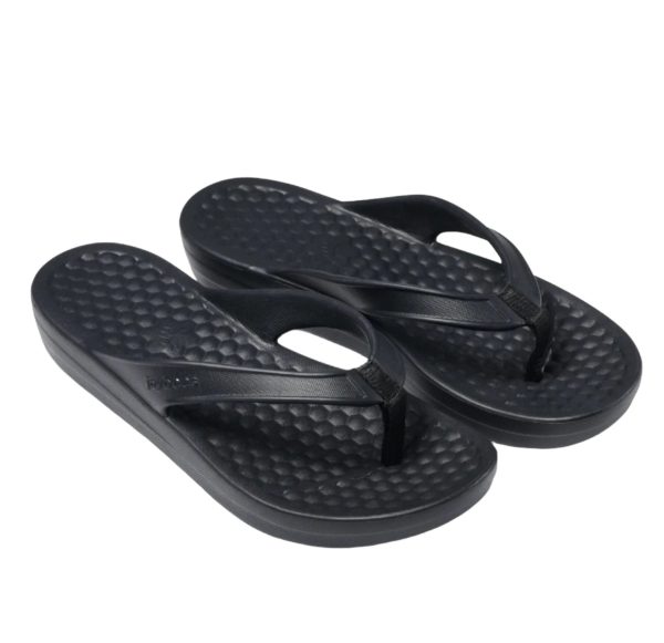 Joybees Women s Varsity Flip Sandal - Coal Online now