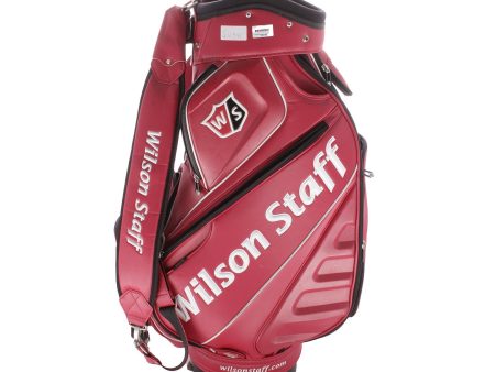 Wilson Staff Second Hand Tour Bag - Red White Cheap