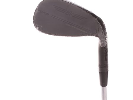 Titleist Vokey SM9 Black Steel Men s Right Gap Wedge 52 Degree 08 Bounce F Grind Stiff - True Temper AMT Black S300 Fashion