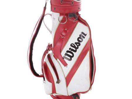 Wilson Second Hand Cart Bag - Red  White Online Hot Sale